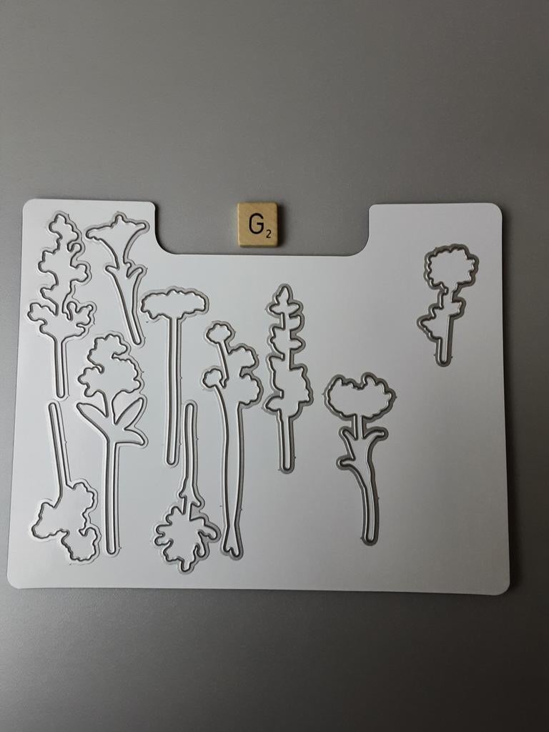 My favorite Things cuttin dies die Flower Silh 10 bloemen, Ophalen of Verzenden, Zo goed als nieuw, Overige thema's, Pons of Mal