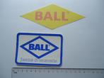 sticker BALL JEANS casual merk label retro vintage mode, Verzamelen, Stickers, Overige typen, Zo goed als nieuw, Verzenden