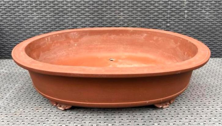 Bonsai schaal handgemaakt ShuHoZan .56,2x42,9x13,8, Tuin en Terras, Bloempotten, Zo goed als nieuw, Aardewerk, Minder dan 40 cm