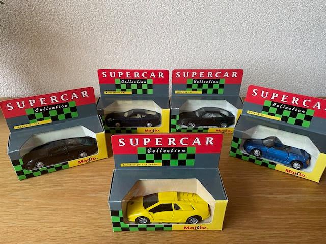 Supercar collection van Maisto (5 stuks) 1:43, Ophalen, Nieuw, Auto, Overige merken