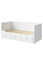 HEMNES IKEA bed - wit, gebruikt, Huis en Inrichting, Ophalen, Gebruikt, Wit, Tweepersoons