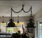 Robuuste stoere nikkel ptmd lampen, Huis en Inrichting, Ophalen of Verzenden, Zo goed als nieuw, Metaal, 50 tot 75 cm