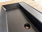 Plieger Kansas wastafel zonder kraangat 100x46.6cm mat zwart, Doe-het-zelf en Verbouw, Sanitair, Ophalen, Nieuw, Wastafel
