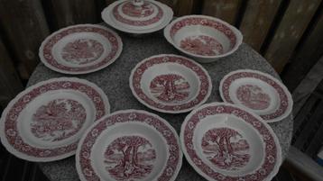5X engels servies Countryside GRINDLEY BORDEN SCHALEN A keus beschikbaar voor biedingen