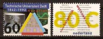  Nederland NVPH nr 1515/6 postfris 150 jaar TU Delft 1992 beschikbaar voor biedingen