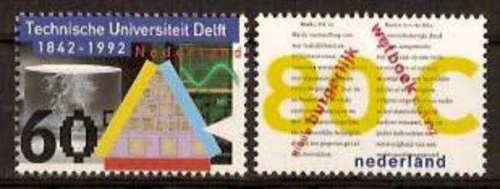 Nederland NVPH nr 1515/6 postfris 150 jaar TU Delft 1992, Postzegels en Munten, Postzegels | Nederland, Postfris, Na 1940, Verzenden