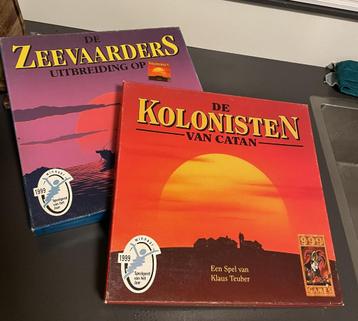 Kolonisten van Catan en uitbreidingsset beschikbaar voor biedingen