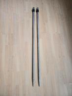 2 Fox euro storm pole poles lange banksticks 95-170cm., Watersport en Boten, Ophalen of Verzenden, Gebruikt
