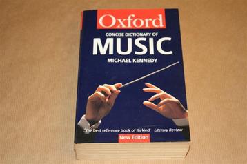 The Concise Oxford Dictionary of Music. beschikbaar voor biedingen