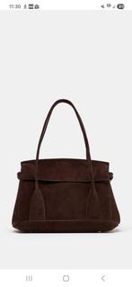 Nieuwe Zara citybag 100% leer, Sieraden, Tassen en Uiterlijk, Ophalen of Verzenden, Nieuw, Bruin, Handtas