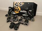 K2 Alexis dames skeelers maat 40 + beschermers, K2, Ophalen of Verzenden, Zo goed als nieuw, Inline skates 4 wielen