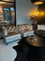 Bocx Elisa Fauteuils - Italian Velvet sand - Set, Huis en Inrichting, Fauteuils, Ophalen, Minder dan 75 cm, Zo goed als nieuw