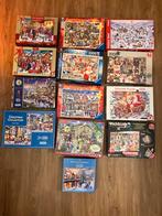 Diverse kerstpuzzels oa Gibsons / Ravensburger, Ophalen of Verzenden, 500 t/m 1500 stukjes, Gebruikt, Legpuzzel