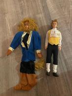 Vintage Mattel Barbie Ken Beauty and the Beast Belle Beest, Ophalen of Verzenden, Gebruikt, Fashion Doll