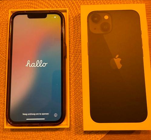 Apple iPhone 13 - ZWART - 128 GB, Telecommunicatie, Mobiele telefoons | Apple iPhone, Zo goed als nieuw, 128 GB, Zonder abonnement