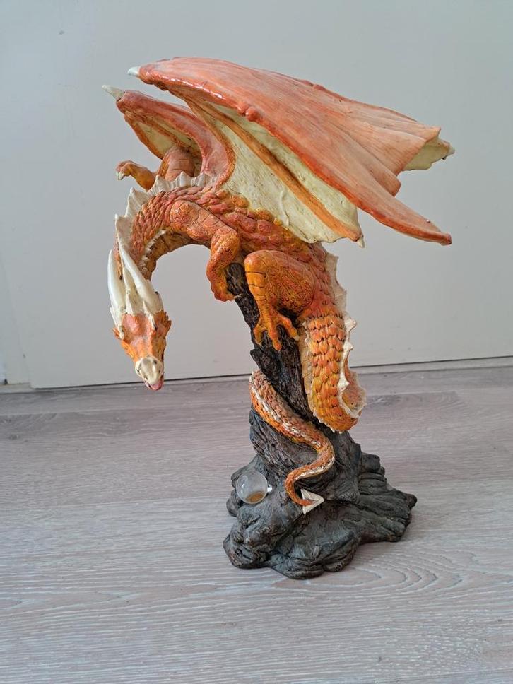 Drakenbeeld - 38 cm hoog, Verzamelen, Beelden en Beeldjes, Gebruikt, Ophalen