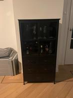 Metalen kast met deurtjes en laden, Antiek en Kunst, Antiek | Meubels | Kasten, Ophalen