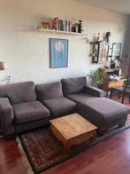 Bank met chaise longue, Huis en Inrichting, Ophalen, Gebruikt, Hoekbank, Driepersoons