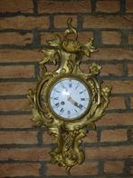 Vuurvergulde bronzen cartel, Antiek en Kunst, Antiek | Klokken, Ophalen of Verzenden