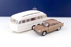Peugeot 404 1965 Bruin Caravan Schaal 1:18 Norev Ref. 184837, Hobby en Vrije tijd, Modelauto's | 1:18, Auto, Norev, Ophalen of Verzenden