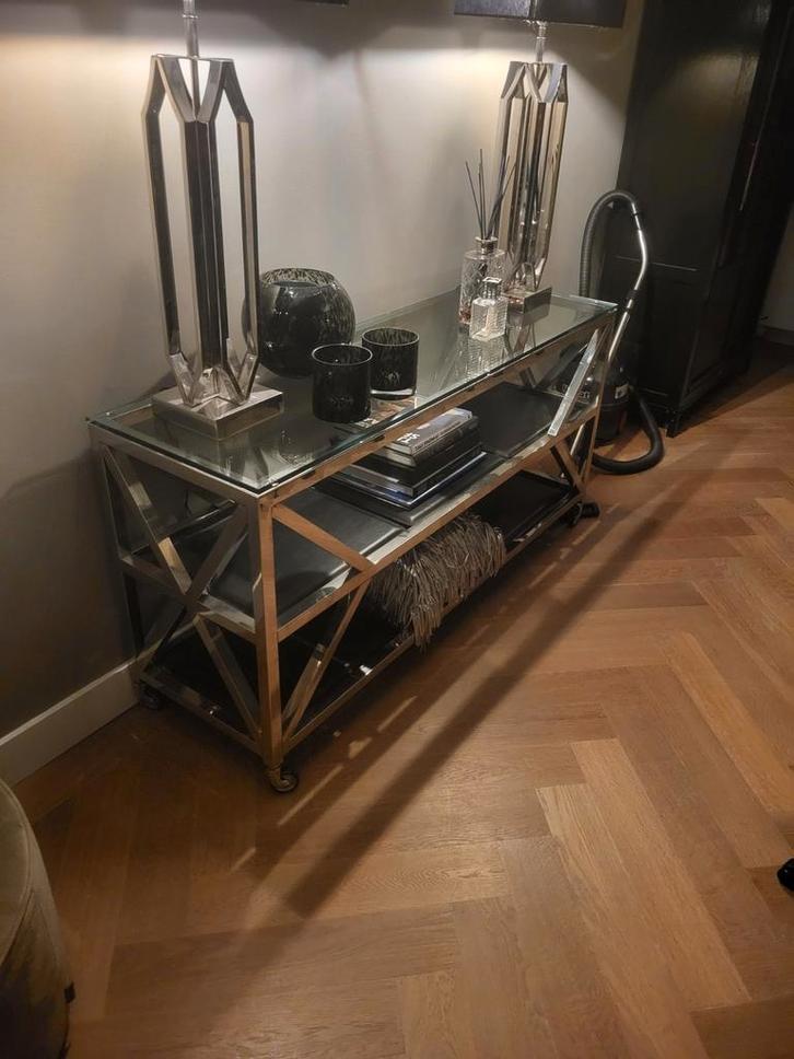 Eichholtz Sidetable - Stijlvol & Elegant, Huis en Inrichting, Tafels | Sidetables, Zo goed als nieuw, 25 tot 50 cm, 100 tot 150 cm