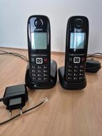 Gigaset AS405 Duo DECT Telefoons - Zeer Goede Staat, Telecommunicatie, Vaste telefoons | Handsets en Draadloos, Ophalen of Verzenden