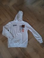 Lichtgrijze hoodie met backprint WE, maat 170-176, Kinderen en Baby's, Kinderkleding | Maat 170, Gebruikt, WE, Trui of Vest, Ophalen of Verzenden