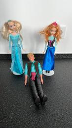 Frozen Barbies Anne Elsa en Sven, Ophalen of Verzenden, Zo goed als nieuw, Barbie