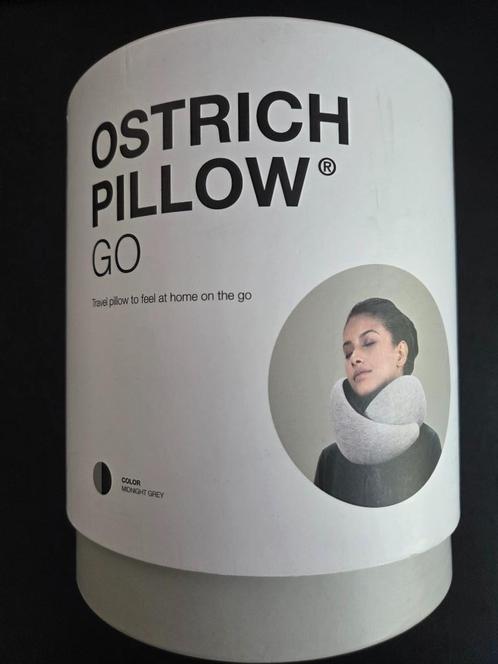 Ostrich Pillow Go Neck Reiskussen, Huis en Inrichting, Woonaccessoires | Kussens, Nieuw, Grijs, Rond, Ophalen of Verzenden