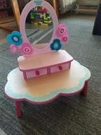make up tafel hout meisje speelgoed, Kinderen en Baby's, Ophalen of Verzenden, Gebruikt, Meubelstuk of Keukentje