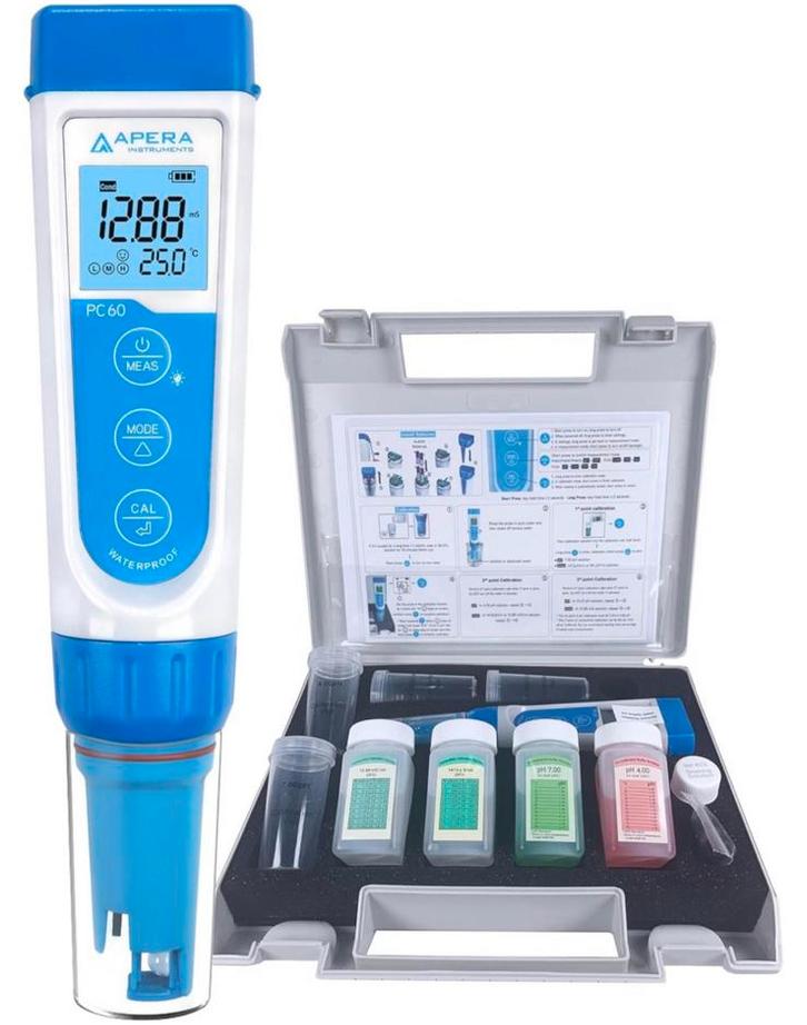 Apera Instruments PH60 5 in 1 NIEUW! PH/EC/TDS/SALINITY/TEMP, Tuin en Terras, Kweekspullen, Nieuw, Overige typen, Ophalen of Verzenden