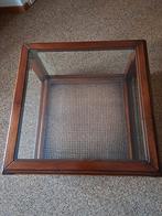 Salontafel kersen kleur 7070 50 hoog facet geslepen glas, Ophalen, 100 tot 150 cm, 50 tot 100 cm, Minder dan 50 cm