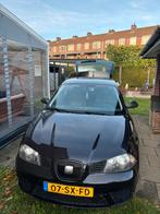 Seat Ibiza 1.2 47KW 2006 Zwart, Auto's, Seat, Voorwielaandrijving, 64 pk, 1198 cc, Origineel Nederlands