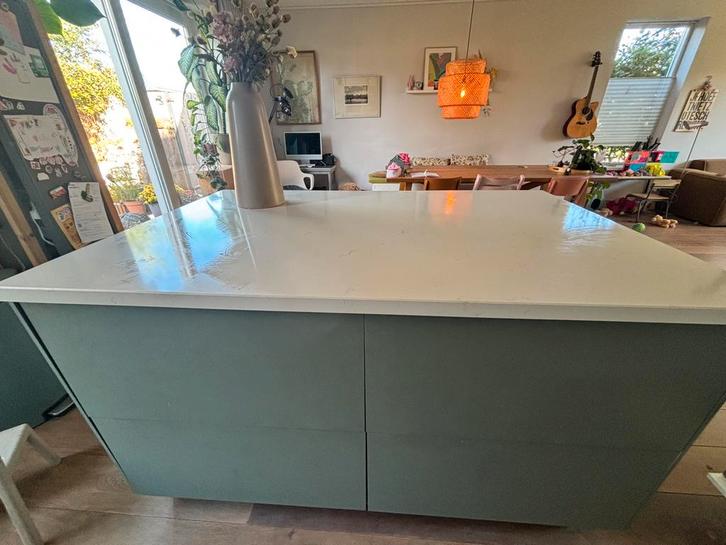 Keukeneiland blad, Huis en Inrichting, Keuken | Keukenelementen, Nieuw, 150 tot 200 cm, 100 tot 150 cm, Minder dan 25 cm, Overige kleuren