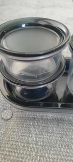 Tupperware melk en suikerkannetje, Huis en Inrichting, Keuken | Tupperware, Ophalen, Gebruikt, Beker of Kan