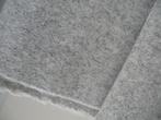 STOF VOOR DESIGN: Meubelstof licht grijs gemeleerd METERS, Wol, 120 cm of meer, Ophalen of Verzenden, Grijs