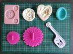 Marsepein / Fondant mallen, Ophalen of Verzenden, Zo goed als nieuw, Taarten of Cupcakes, Versiering