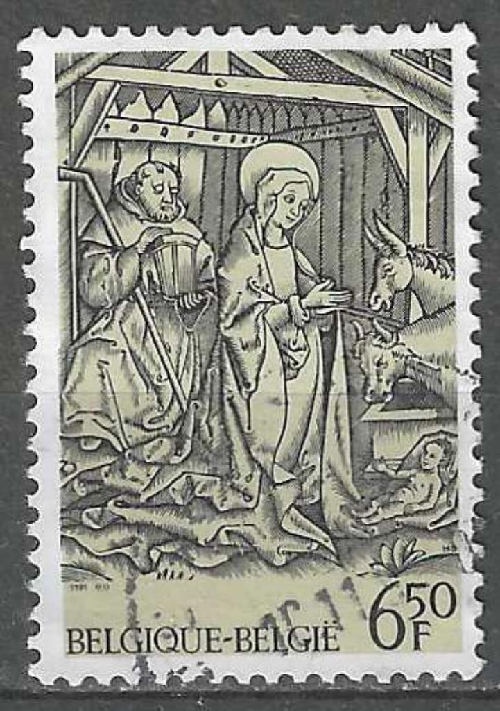 Belgie 1981 - Yvert 2029 /OBP 2030 - Kerstzegel  (ST), Postzegels en Munten, Postzegels | Europa | België, Gestempeld, Kerst, Verzenden
