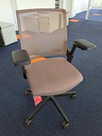2 bureau stoelen, Ophalen, Gebruikt, Bruin, Bureaustoel