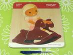 Nieuw in seal: Moover rocking horse houten puzzel (18m+), Ophalen of Verzenden, Minder dan 10 stukjes, Nieuw, Van hout