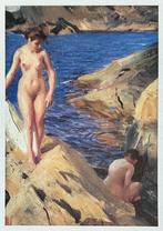 0114  ANDERS ZORN ~ naakten op de rotsen (1), Verzenden, 1980 tot heden, Ongelopen, Overige thema's