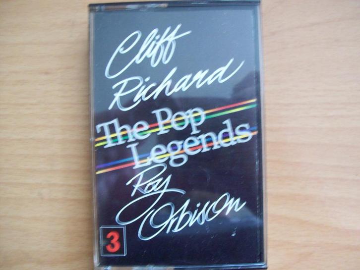 Cliff Richard / Roy Orbison (The Pop Legends 3), Cd's en Dvd's, Cassettebandjes, Zo goed als nieuw, Origineel, Pop, 1 bandje, Ophalen of Verzenden