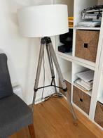 Vloerlamp in hoogte verstelbaar, Ophalen, Gebruikt, Hout, 150 tot 200 cm