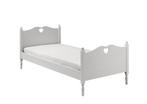Emma 1-persoonsbed - 90x200 - Wit, Niet ingevuld, Niet ingevuld, Nieuw, Ophalen of Verzenden
