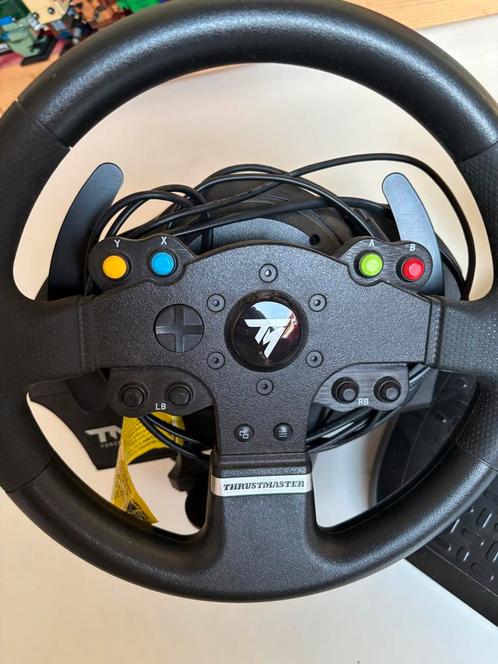 Thrustmaster TMX Force Feedback Stuur, Spelcomputers en Games, Spelcomputers | Xbox | Accessoires, Gebruikt, Xbox Original, Xbox 360
