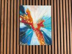 Nieuw! Uniek kleurrijk abstract schilderij( afm 40x50cm), Ophalen of Verzenden