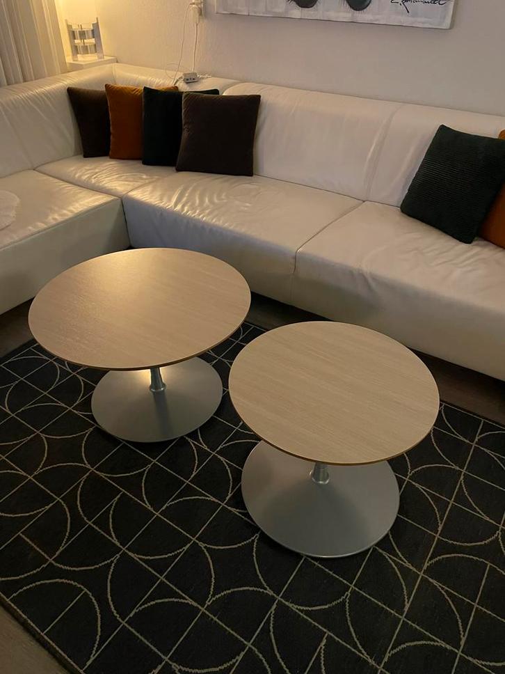 Artifort Circle Salontafel Set, Huis en Inrichting, Tafels | Bijzettafels, Gebruikt, Rond, Minder dan 45 cm, Minder dan 55 cm