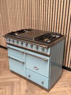 Prachtige Lacanche Babyblauw 100cm Gas + Pizza-Oven, Hete lucht, 60 cm of meer, Ophalen of Verzenden, Gas