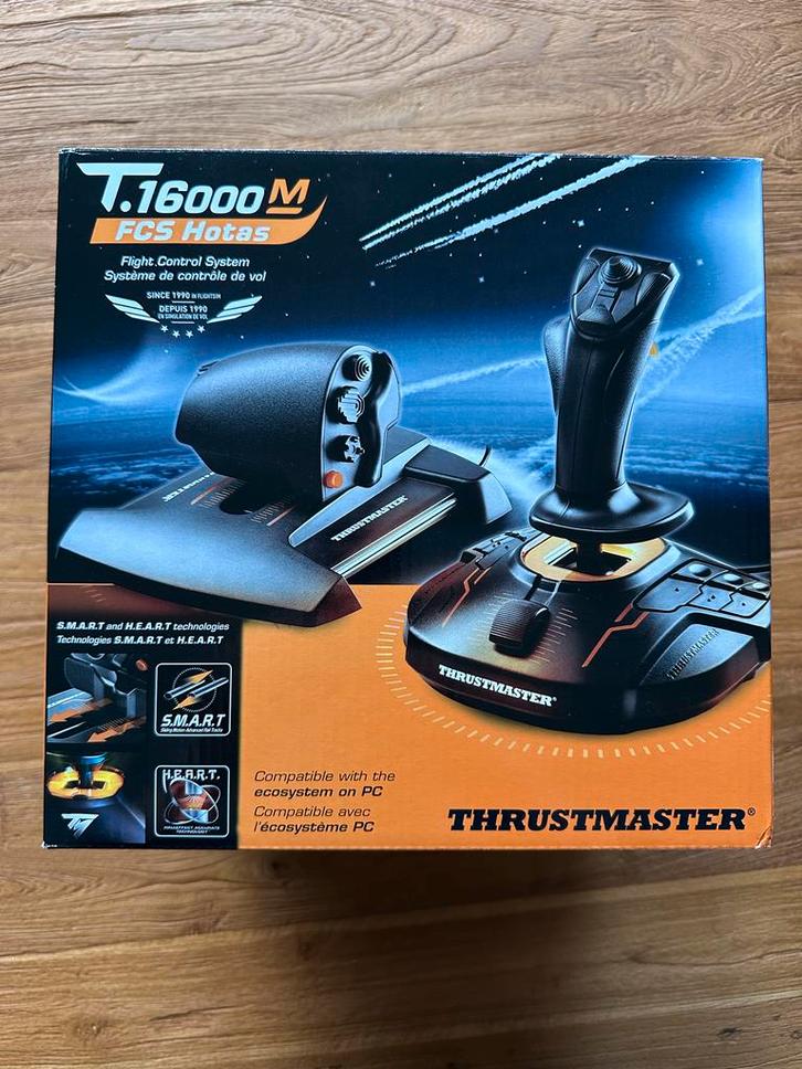 Thrustmaster joystick T.16000M FCS Hotas - Zo goed als nieuw, Computers en Software, Joysticks, Zo goed als nieuw, Ophalen of Verzenden