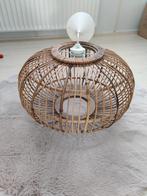 rieten lampenkap hang, Huis en Inrichting, Lampen | Lampenkappen, Ophalen, Zo goed als nieuw, Rond, 25 tot 50 cm